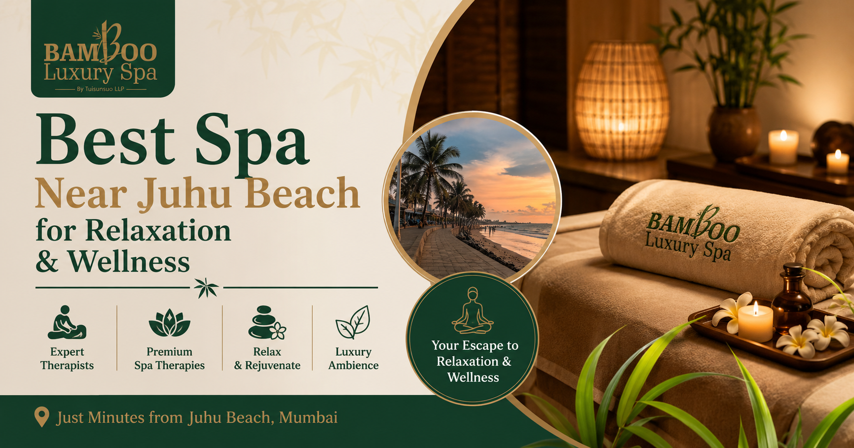 Best Spa Near Juhu Beach offering luxury body massage and wellness treatments in Mumbai